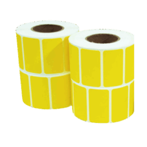 Etiquetas Termo Transferencia TT 2" x 1" Pulg. - Amarillo