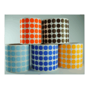 Etiquetas de Colores 1.5x2 cms - 5 columnas