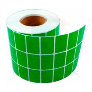 Etiquetas Color Verde 3x4 cms - 3 columnas